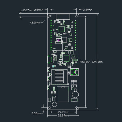 TTGO Meshtastic T-Beam V1.1 ESP32 923MHz OLED WiFi Bluetooth GPS NEO-6M SMA 18650 Battery Holder, 923MHZ OLED
