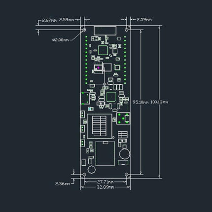 TTGO T-Beam ESP32 Bluetooth WiFi Module 868MHz GPS NEO-M8N LORA 32 Module with Antenna & 18650 Battery Holder, 868MHz