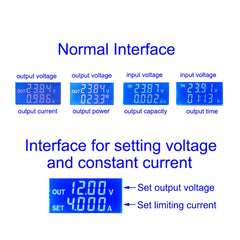 ZK-4KX CNC DC-DC Buck Boost Converter Module CC CV 0.5-30V 4A Adjustable Step Down Up Voltage Regulator, 0.5-30V