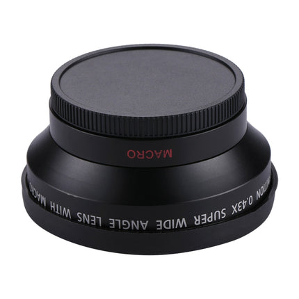 62mm 0.43X Super Wide Angle Lens with Macro Lens, 62mm