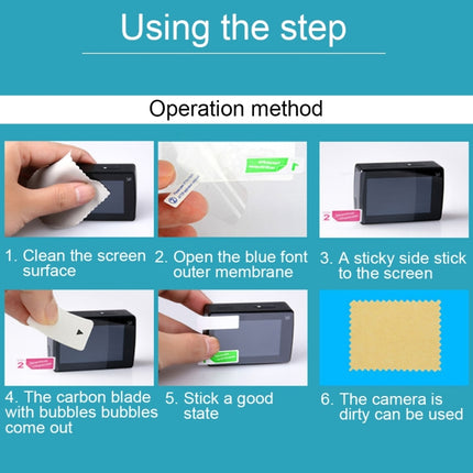 Ultra Clear LCD Screen Protector + Housing Glass Lens Protector Film for Xiaomi Xiaoyi II 4K Camera