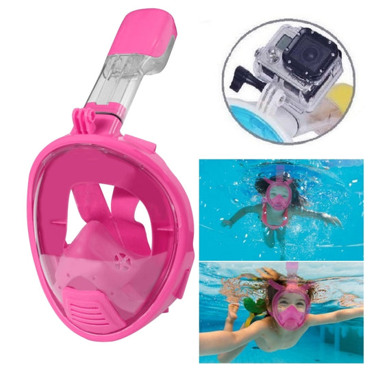 Kids Diving Equipment Full Face Design Snorkel Mask for GoPro, Insta360, DJI and Other Action Cameras, Kids, Kids Style