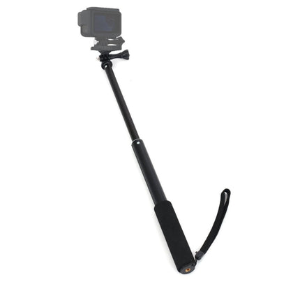 Universal Aluminum Alloy Selfie Stick with Adapter, Length: 25-75cm, Length: 25-75cm