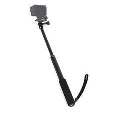 Universal Aluminum Alloy Selfie Stick with Adapter, Length: 25-75cm, Length: 25-75cm