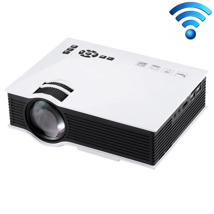 UC68 1200 Lumens HD 800 x 480 Digital LED Projector with Remote Control, Support USB / SD / VGA / HDMI