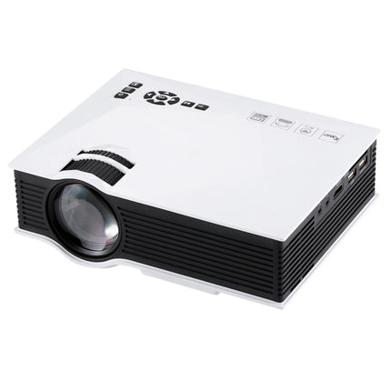 UC68 1200 Lumens HD 800 x 480 Digital LED Projector with Remote Control, Support USB / SD / VGA / HDMI