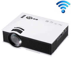 UC68 1200 Lumen HD 800 x 480 Digital-LED-Projektor mit Fernbedienung, unterstützt USB/SD/VGA/HDMI, UC68, UC68 Weiß