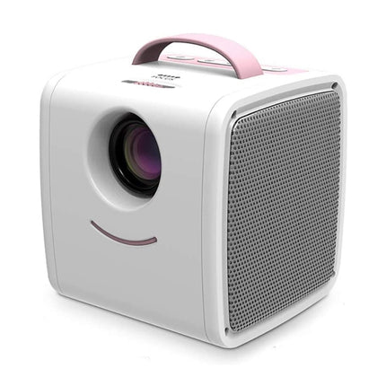 W-S1 10W Children Video Projector 30 Lumens HD 1080P LCD Technology, Support AV / USB / Mini SD Card / HDMI / Audio