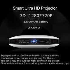 Wejoy DL-S9 220 Lumens 1280x720 720P Android 6.0 HD Bluetooth WiFi Smart Laser 3D Projector, Support HDMI / USB x 2 / TF Card