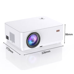 D5 300 Lumens 1920x1080 Resolution Electronic Focus Screen Mirroring System Projector, US Plug, Screen Mirroring System