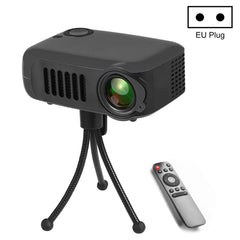 A2000 Portable Projector 800 Lumen LCD Home Theater Video Projector, Support 1080P, EU Plug, EU Plug