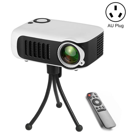 A2000 Portable Projector 800 Lumen LCD Home Theater Video Projector, Support 1080P, AU Plug, AU Plug