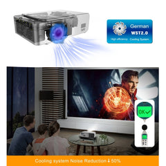 T6 3500ANSI Lumens 1080P LCD Mini Theater Projector, Standard Version, EU Plug, Standard Version EU Plug