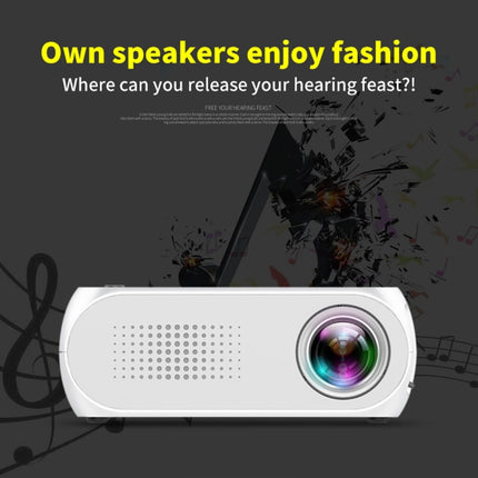 YG320 320*240 Mini LED Projector Home Theater, Support HDMI & AV & SD & USB, YG320 Black, YG320 Silver, YG320 White