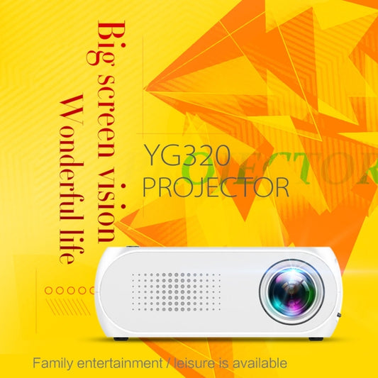 YG320 320*240 Mini LED Projector Home Theater, Support HDMI & AV & SD & USB