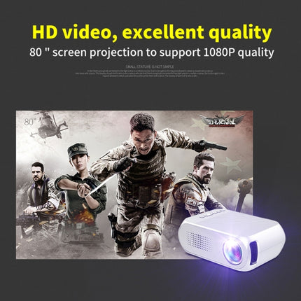 YG320 320*240 Mini-LED-Projektor Heimkino, unterstützt HDMI &amp; AV &amp; SD &amp; USB