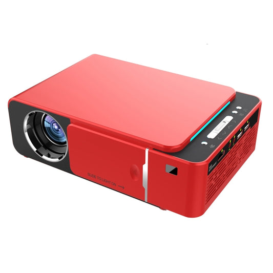 Proyector de cine en miniatura T6 de 2000 lúmenes ANSI y 1080P con pantalla LCD, versión para teléfono, enchufe estadounidense, versión para teléfono, enchufe estadounidense