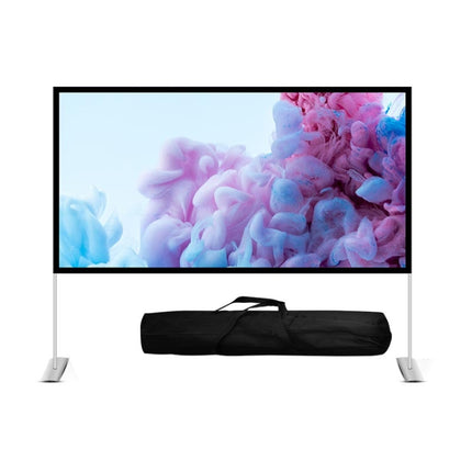 Outdoor Bracket Folding Polyester Projector Film Curtain, Size:84 inch (16:9), Size:84 inch