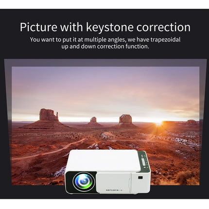 T5 100ANSI Lumens 1024x600 Resolution LED+LCD Technology Smart Projector, Support HDMI / SD Card / 2 x USB / Audio 3.5mm, Same Screen Version, Same Screen Version