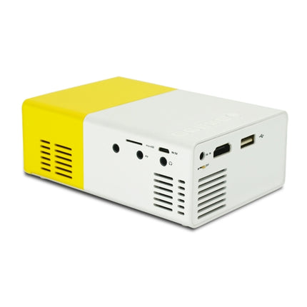 YG300 400LM Tragbarer Mini-Heimkino-LED-Projektor mit Fernbedienung, unterstützt HDMI-, AV-, SD- und USB-Schnittstellen
