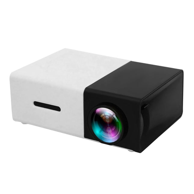 YG300 400LM Portable Mini Home Theater LED Projector with Remote Controller, Support HDMI, AV, SD, USB Interfaces, (Built-in 1300mAh Lithium battery)
