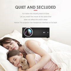 Cheerlux C7 1800 Lumens 800 x 480 720P 1080P HD WiFi Smart Projector, Support HDMI / USB / VGA / AV, C7 (WiFi)
