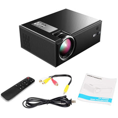 Cheerlux C8 1800 Lumens 1280x800 720P 1080P HD WiFi Sync Display Smart Projector, Support HDMI / USB / VGA / AV, C8 (WiFi), C8 WiFi