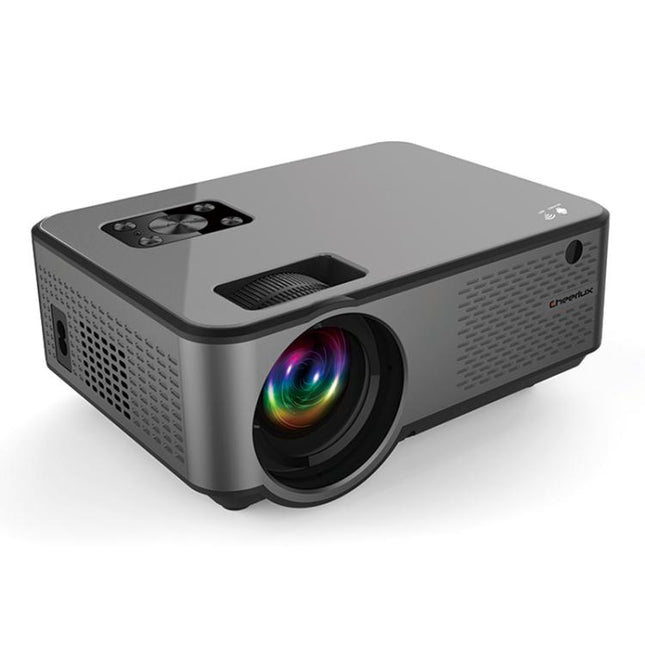 Cheerlux C9 1280x720 720P HD Smart Projector, Support HDMI x 2 / USB x 2 / VGA / AV, C9 (Black), C9 (Black Grey)