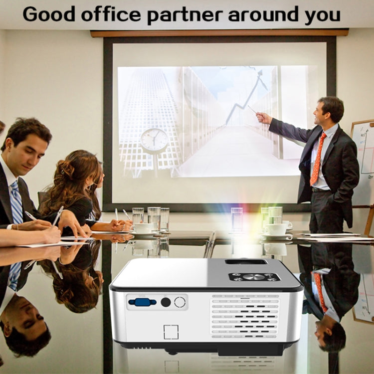 Cheerlux C9 1280x720 720P HD Smart Projector, Support HDMI x 2 / USB x 2 / VGA / AV, C9 (Black), C9, C9 (Black Grey)
