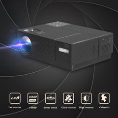 Cheerlux CL770 1920 x 1080P Full HD Smart Projector Android 9.0 1GB+8GB, CL770 (White), CL770 (Black)