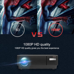 Cheerlux CL770 1920 x 1080P Full HD Smart Projector Android 9.0 1GB+8GB, CL770 (White), CL770 (Black)