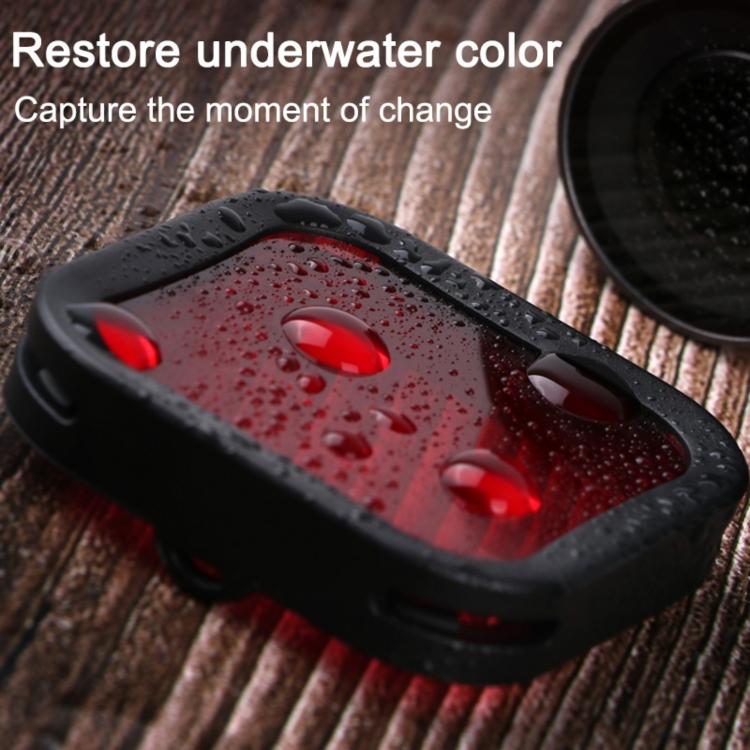 Housing Diving Color Lens Filter for DJI Osmo Action 1, Red, Purple, Pink