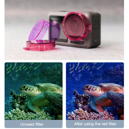 Snap-on Round Shape Color Lens Filter for DJI Osmo Action, For DJI Osmo Action