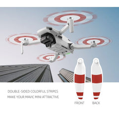 8 Stück/Set Sunnylife 4726F-CS Geräuscharme Schnellverschluss-Flügelpropeller Drohnenzubehör für DJI Mavic Mini, 4726F-CS (Blau), 4726F-CS (Rot), 4726F-CS (Gelb)