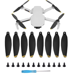 8 PCS/Set Sunnylife 4726F Low Noise Quick-release Wing Propellers for DJI Mini 2, For DJI Mini 2 Gold, For DJI Mini 2 Silver