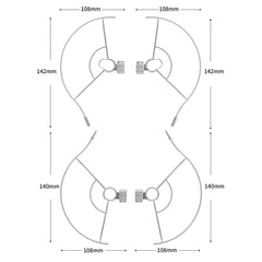 STARTRC 1109131 Drone Propeller Protective Guard Anti-collision Ring for DJI Mini  2 / Mavic Mini, For DJI Mini 2