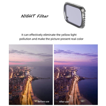 JSR KS 8 in 1 UV + CPL + ND8 + ND16 + ND32 + ND64 + STAR + NIGHT Lens Filter for DJI Air 2S, Aluminum Frame, UV + CPL + ND8 + ND16 + ND32 + ND64 + STAR + NIGHT