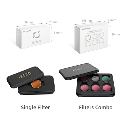 Sunnylife A2S-FI9346 4 in 1 ND8PL++ND16PL+ND32PL+ND64PL Lens Filter for DJI Air 2S