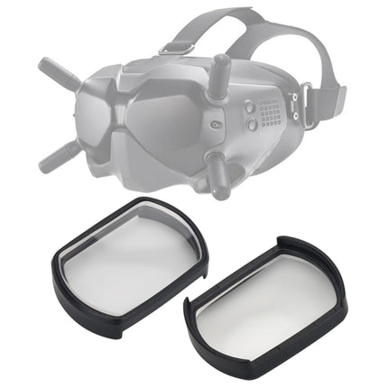 RCSTQ 2 piezas de lentes para gafas de miopía de 550 grados, corrección de la visión, lentes asféricas para DJI FPV Goggles V2, 550 grados