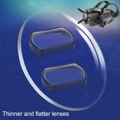 RCSTQ 2 PCS 550 Degree Myopia Glasses Lens Vision Correction Aspherical Lens for DJI FPV Goggles V2, 550 Degree