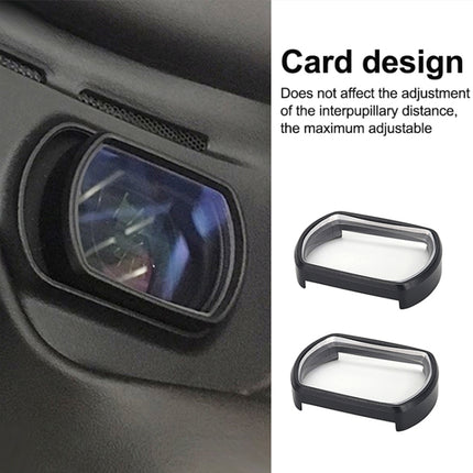 RCSTQ 2 piezas de lentes para gafas de miopía de 550 grados, corrección de la visión, lentes asféricas para DJI FPV Goggles V2, 550 grados