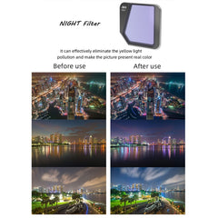 JSR Drone NIGHT Light Pollution Reduction Lens Filter for DJI Mavic 3, NIGHT