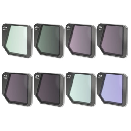 JSR Drone 8 in 1 MCUV+CPL+ND16+32+64+1000+STAR+NIGHT Lens Filter for DJI Mavic 3, MCUV+CPL+ND16+32+64+1000+STAR+NIGHT