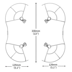 Anillo anticolisión protector de hélice de dron STARTRC para DJI Mini 3 Pro, para DJI Mini 3 Pro