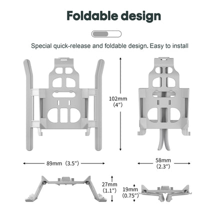 STARTRC Zusammenklappbares, sturzsicheres und schmutzabweisendes Trainingsgestell für das Fahrwerk mit erhöhtem Rahmen für DJI Mini 3 Pro