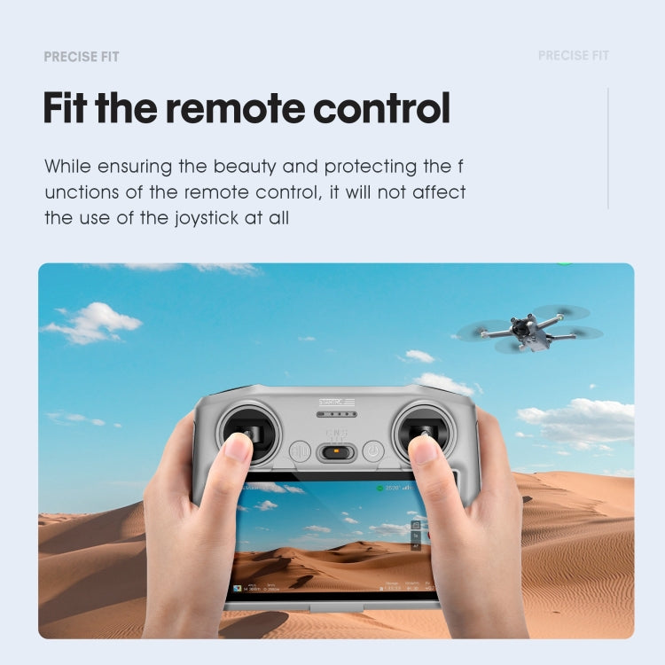 STARTRC Funda de silicona a prueba de golpes y antiarañazos para control remoto DJI Mini 3 Pro, para control remoto DJI Mini 3 Pro (gris), para control remoto DJI Mini 3 Pro (negro)