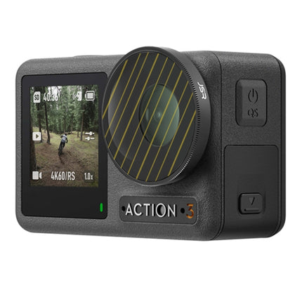 Filtro de lente Streak Drawing de JSR para DJI Osmo Action 3, Streak Gold, Streak Blue