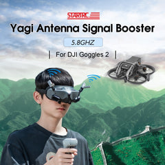 For DJI Avata Goggles 2 STARTRC 5.8GHz Yagi Antenna Signal Booster, For DJI Avata Goggles 2