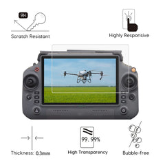 Für DJI T40-Fernbedienung Explosionsgeschützter RC-Bildschirmfilm aus gehärtetem Glas für Drohnen, für DJI T40-Fernbedienung