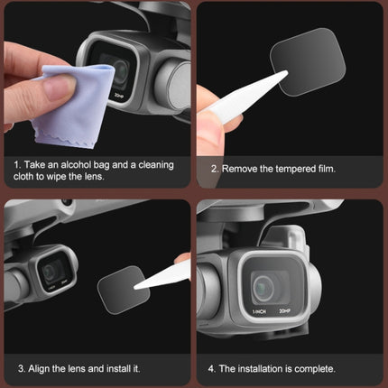 For DJI Mavic Air 2 Explosion-proof Tempered Glass Drone Lens Film